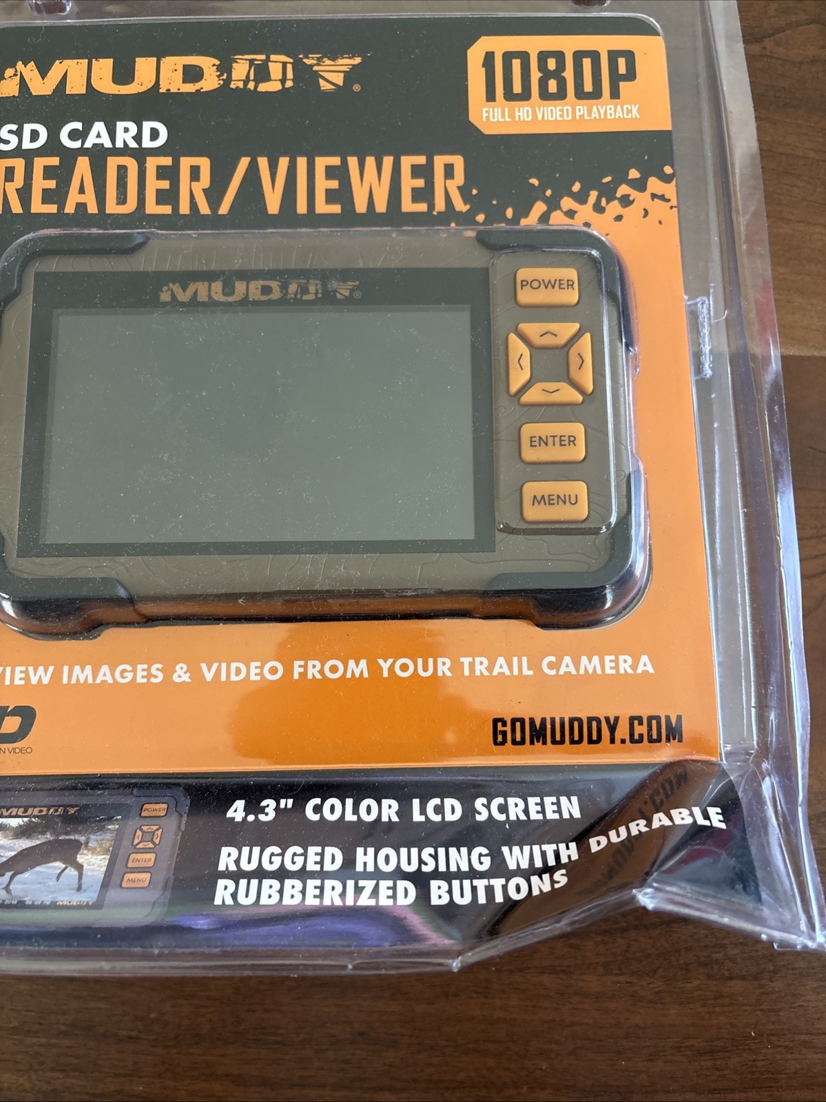 Muddy Sd Card Reader Viewer with 4.3 Lcd Screen