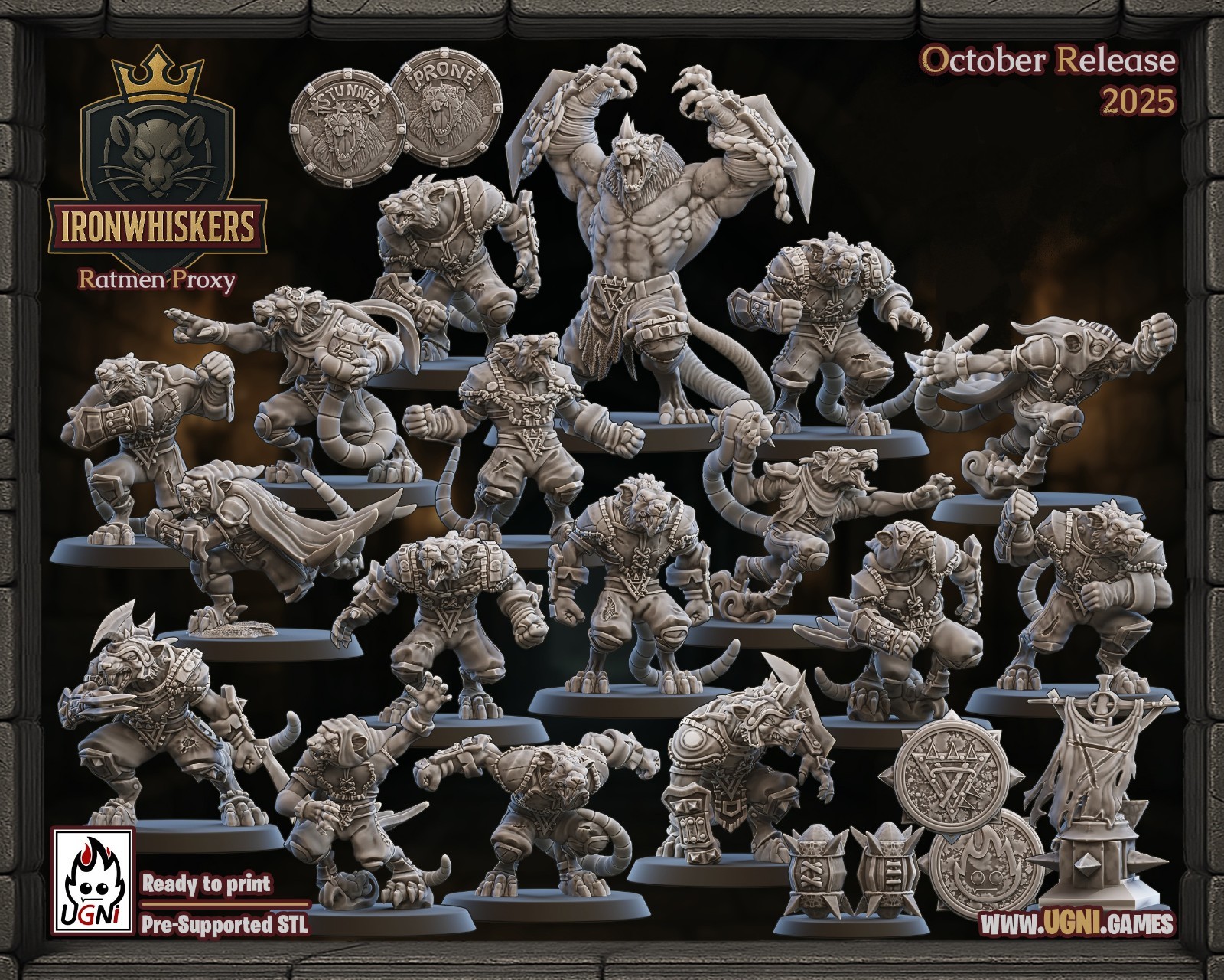 Iron Wiskers ratman rat - Fantasy Football Team By UGNI