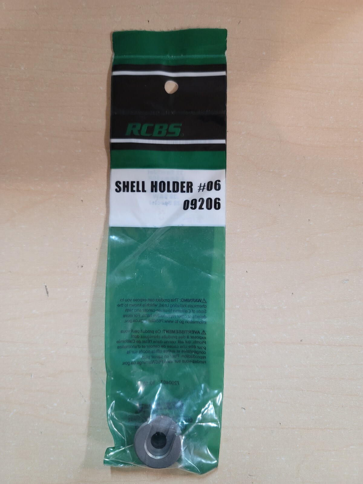 RCBS Shell Holder # 6, #9206, NIP 357 Mag, 38 spl, 38 S&W etc #09206