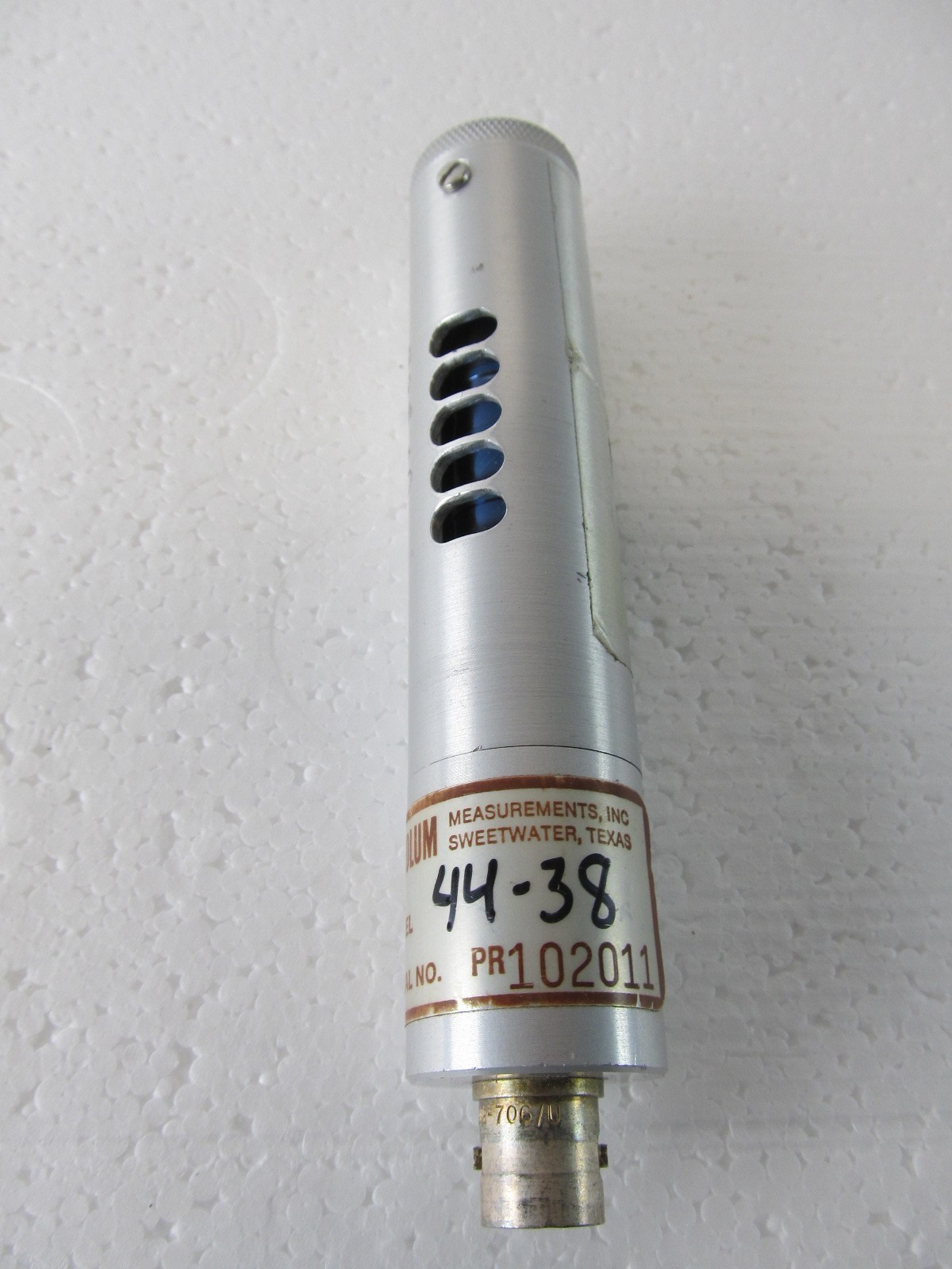 Ludlum 44-38 Probe Energy Compensated Beta Gamma GM Tube Detector