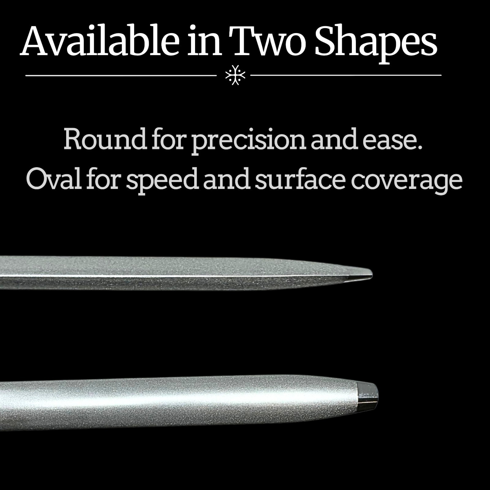 12-Inch Round Diamond Solid Steel Sharpening Rod