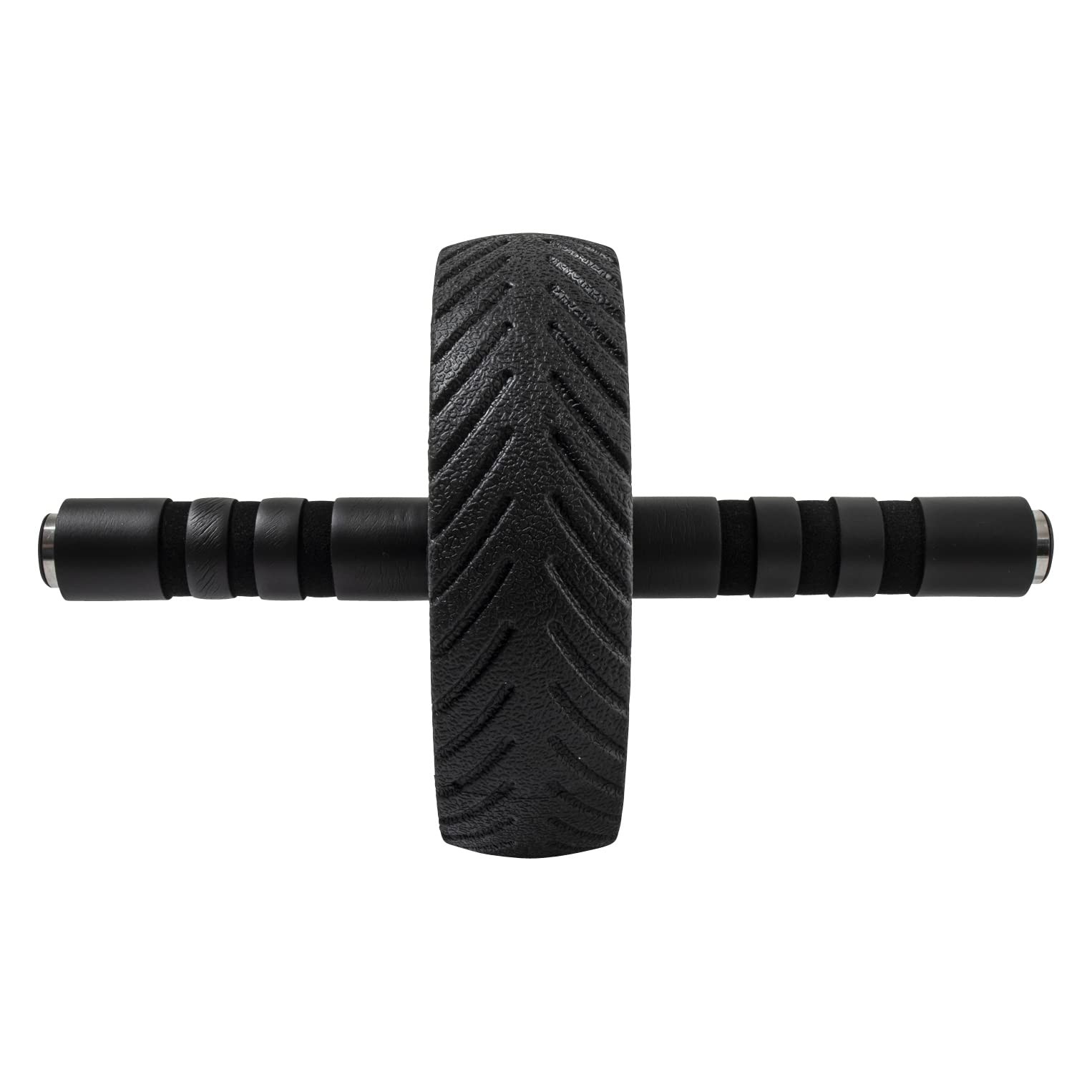 Skelcore Ab Wheel Roller for Core Strength – Non-Slip Handles Exercise Black