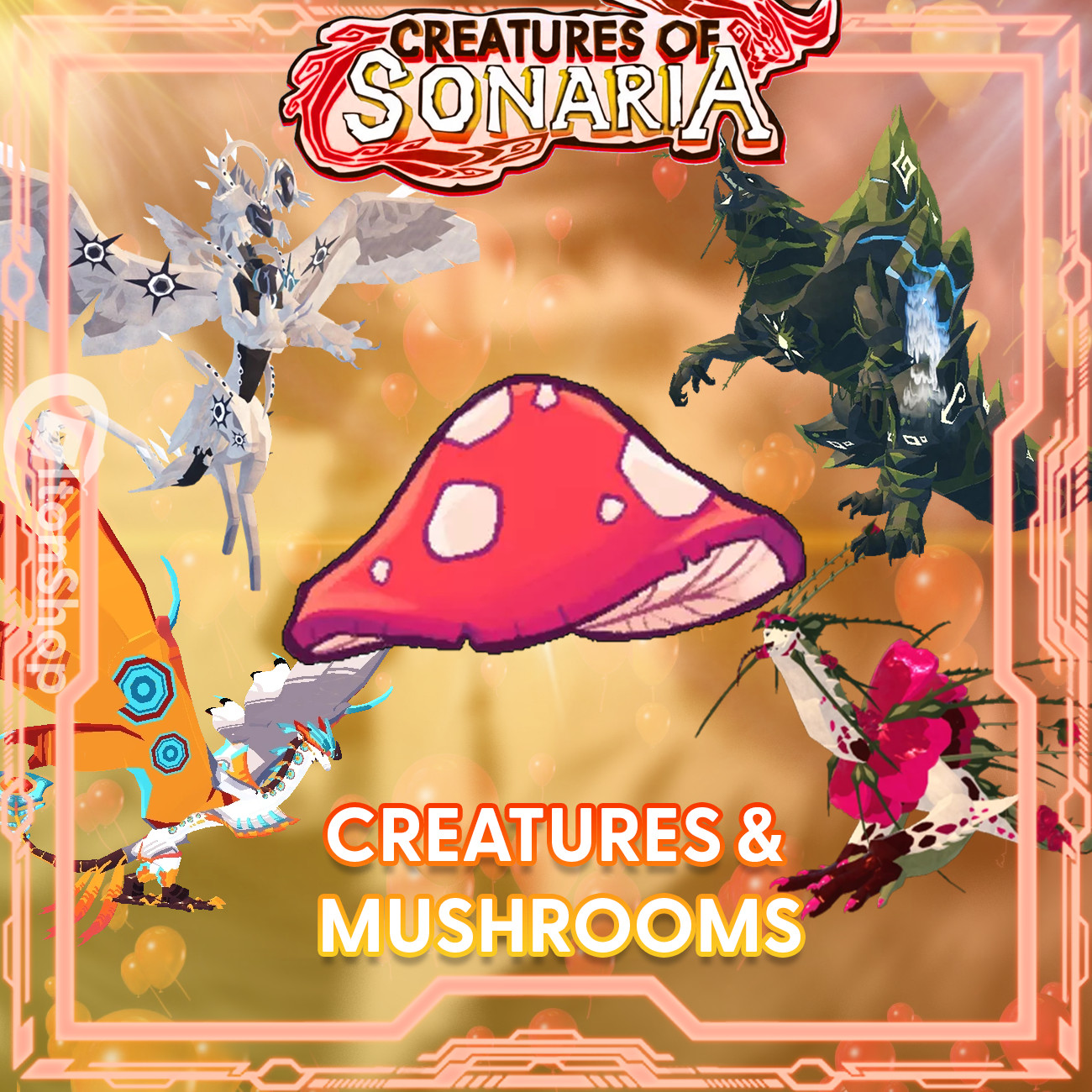 🍄 CREATURES, MUSHROOM, TOKENS | Creatures Of Sonaria | COS | FAST & CHEAP🍄