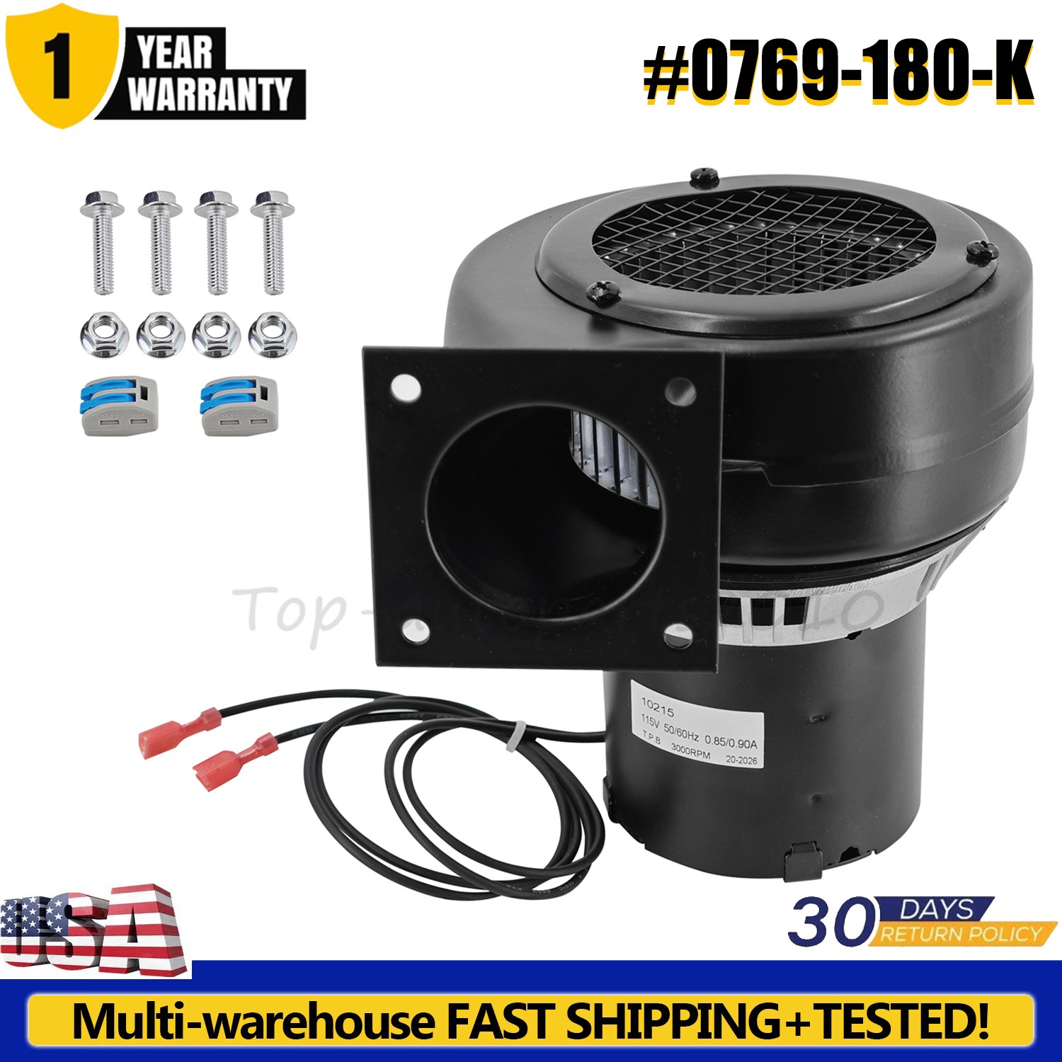 0769-180-K Blower Replacement For Cres Cor Crescor 115V/120V | 1/50 HP 50/60 Hz