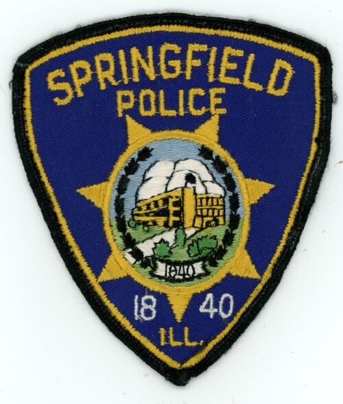 ILLINOIS IL SPRINGFIELD POLICE NICE PATCH SHERIFF