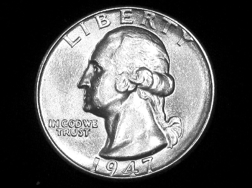 1947 Washington Quarter --- Almost Uncirculated +++ --- Looks BU !