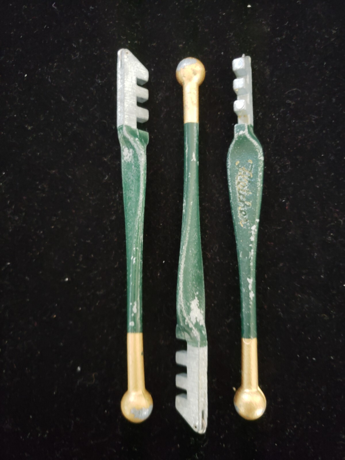 Lot Of 3 Vintage Fletcher Gold Tip Glass Cutters USA