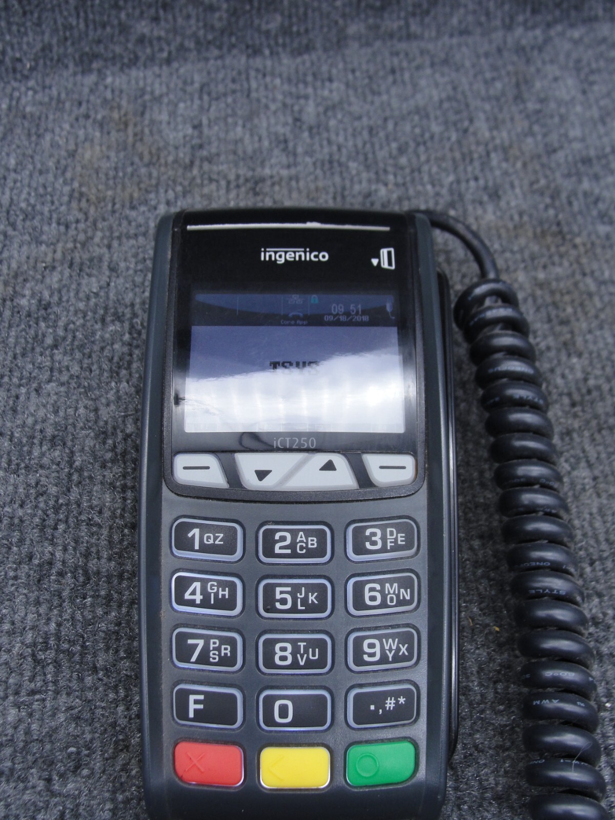 Ingenico iCT250 Credit Card Terminal Reader ICT250