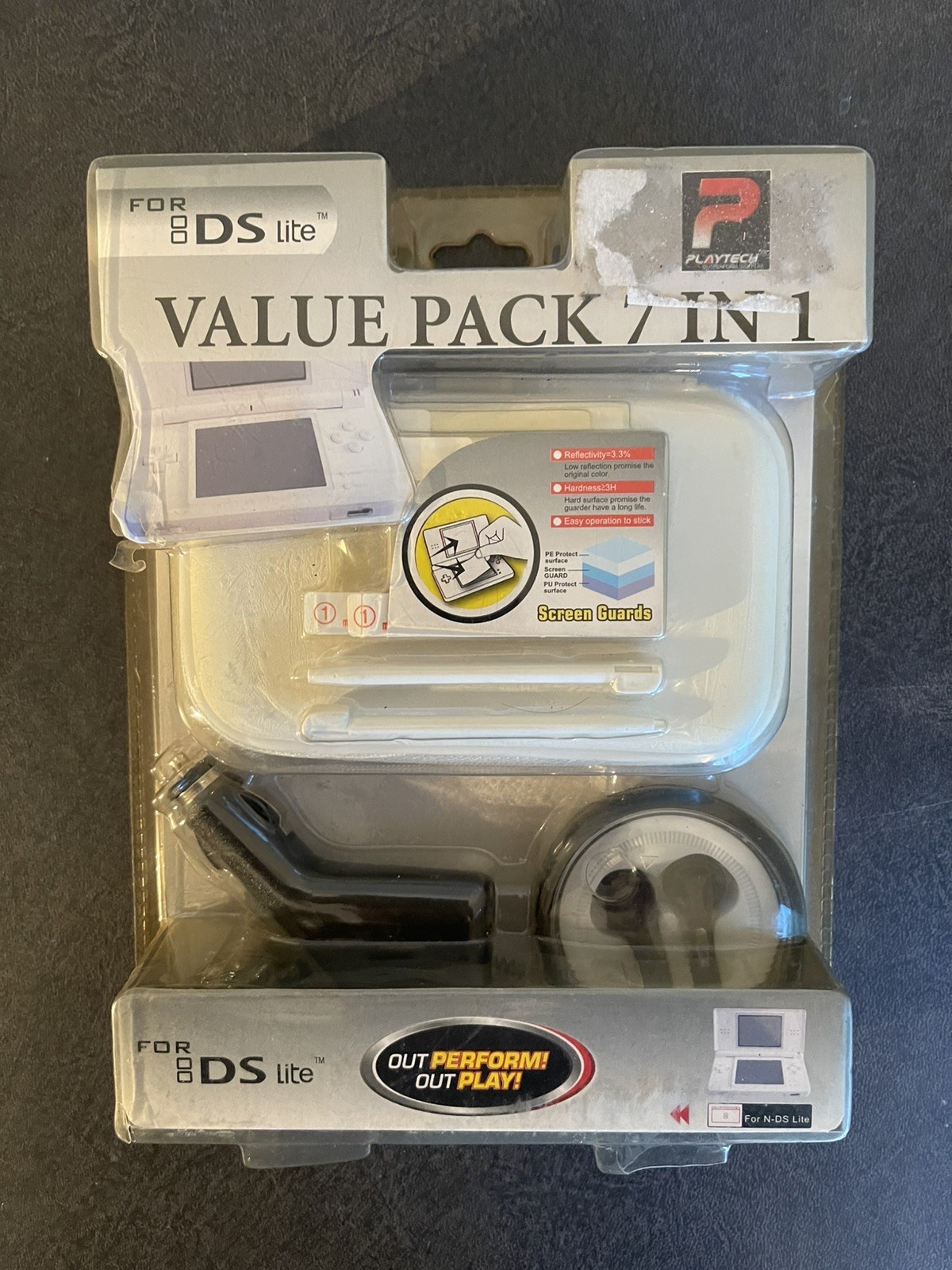 Playtech Value Pack 7 in 1 for Nintendo DS Lite - White - READ
