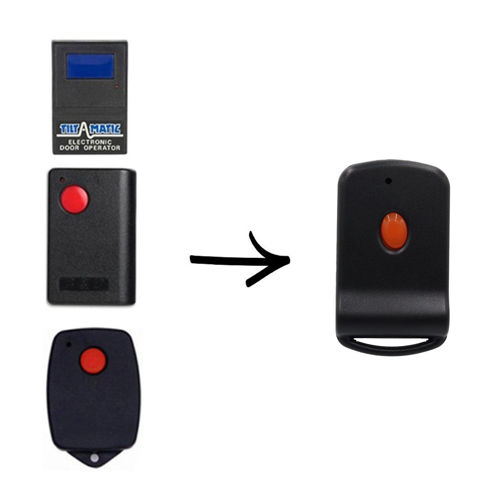 Tiltamatic magic key Garage Remote TRG306 TR300 TRV300 TRG 303 Tilt-A-Matic