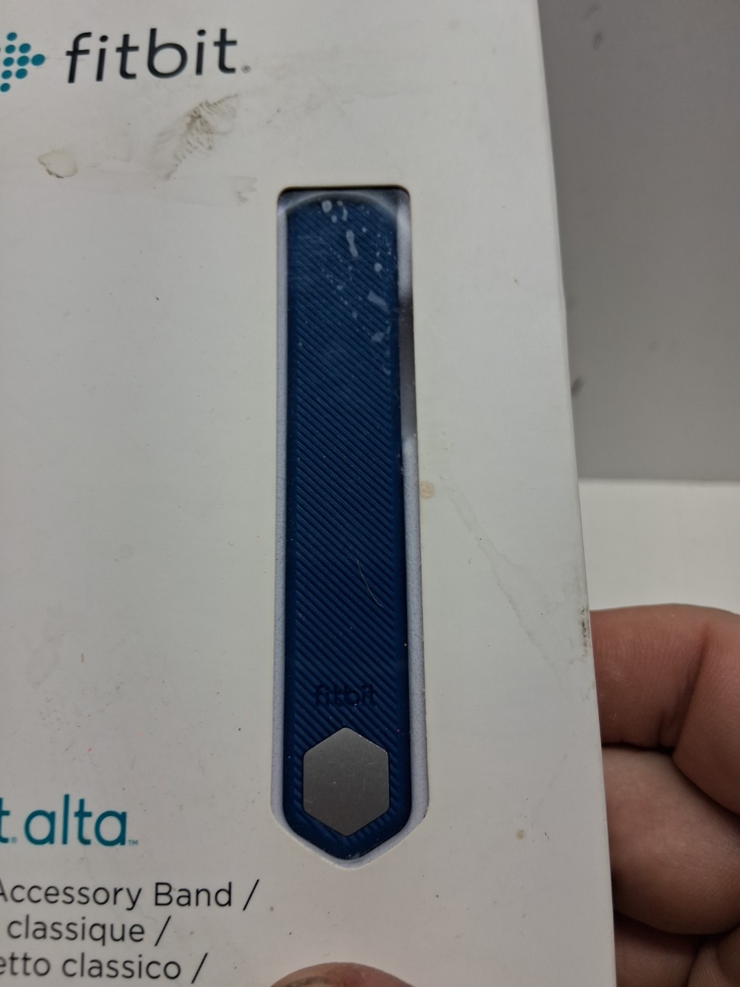 Fitbit-ALTA Classic Accessory Band-Navy Blue-Size Small-NEW-