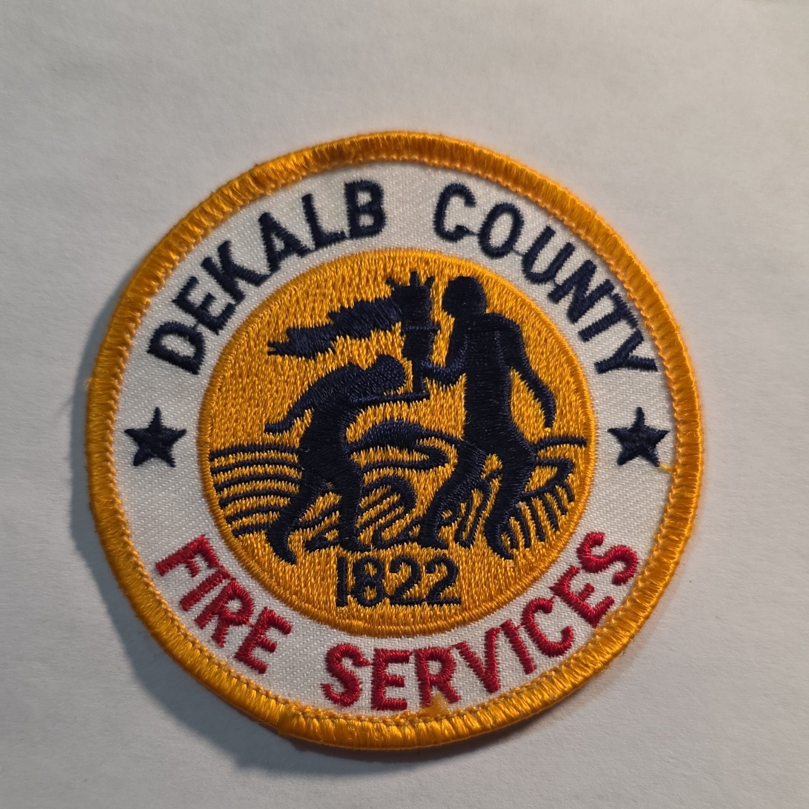 GA - DeKalb County Fire Services Firefighting & Rescue Patch 1822 Collectible
