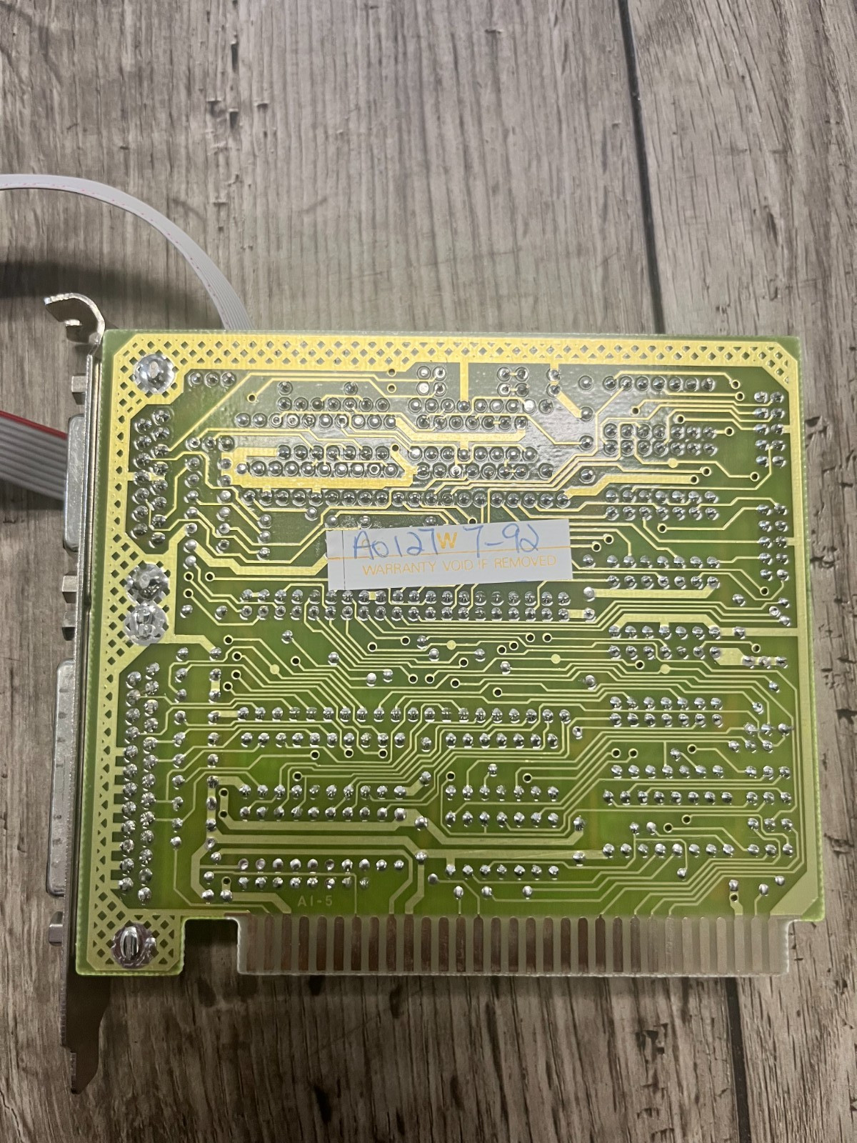 Vintage Serial Parallel ISA Interface Board Card