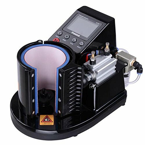11oz Pneumatic Mug Heat Press Transfer Machine Sublimation Printing US free ship