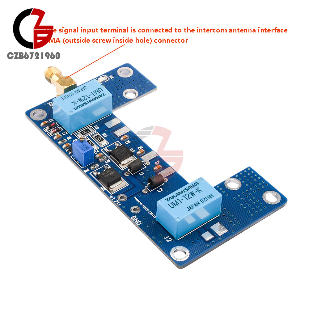 RF Power Amplifier Board Transceiver Circuit PCB Module For 1-5W Walkie-talkie