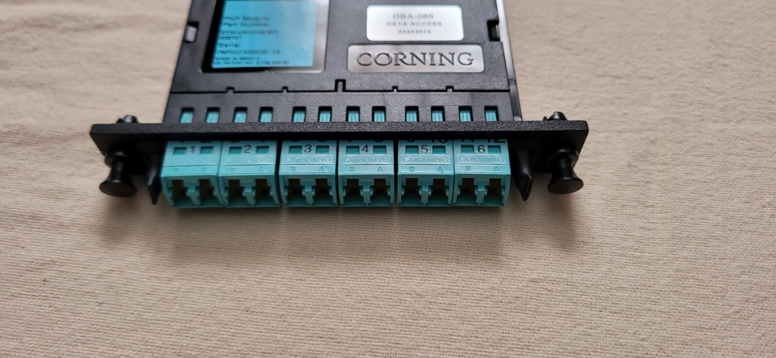 Corning EDGE Module Patch Panel Bracket Mount. Bracket only, no pins or module.