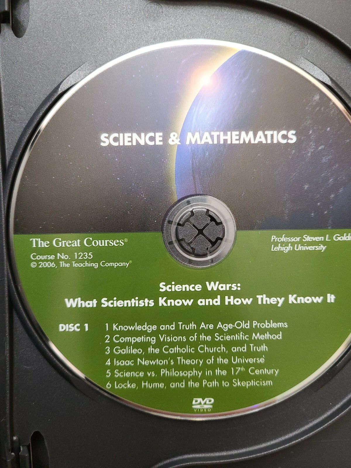 Great Courses Science Wars What Scientists Know 4 DVD Set Guidebook Transcripts