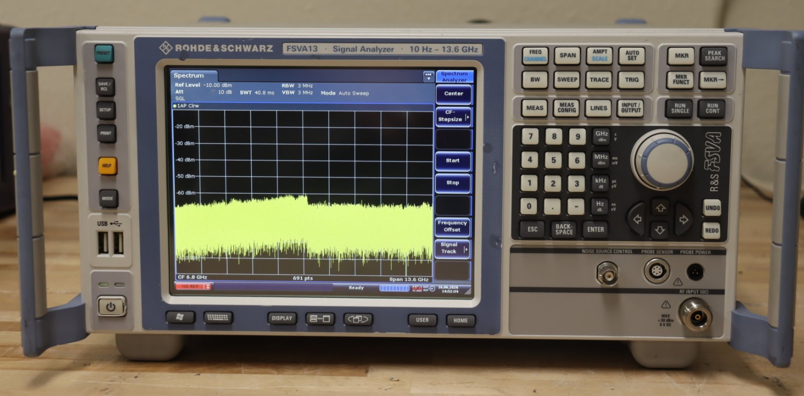 Rohde Schwarz FSVA13 Signal/Spectrum Analyzer 10Hz-13.6GHz GOOD B160/K104/K105