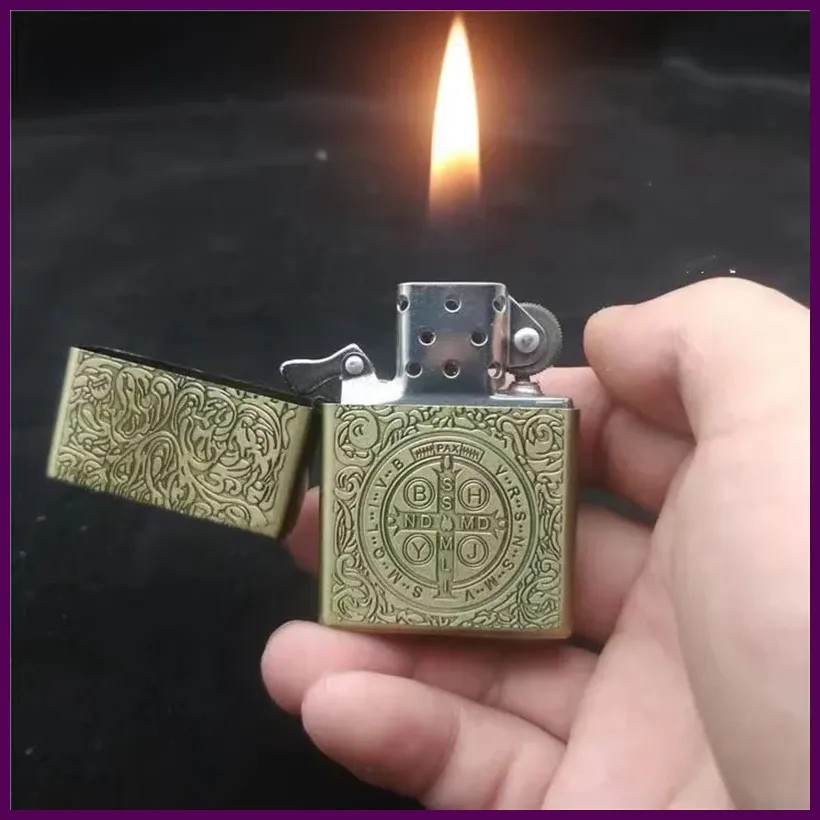 ZORRO versized Kerosene Lighter Metal Personality Constantine Creative Heavy