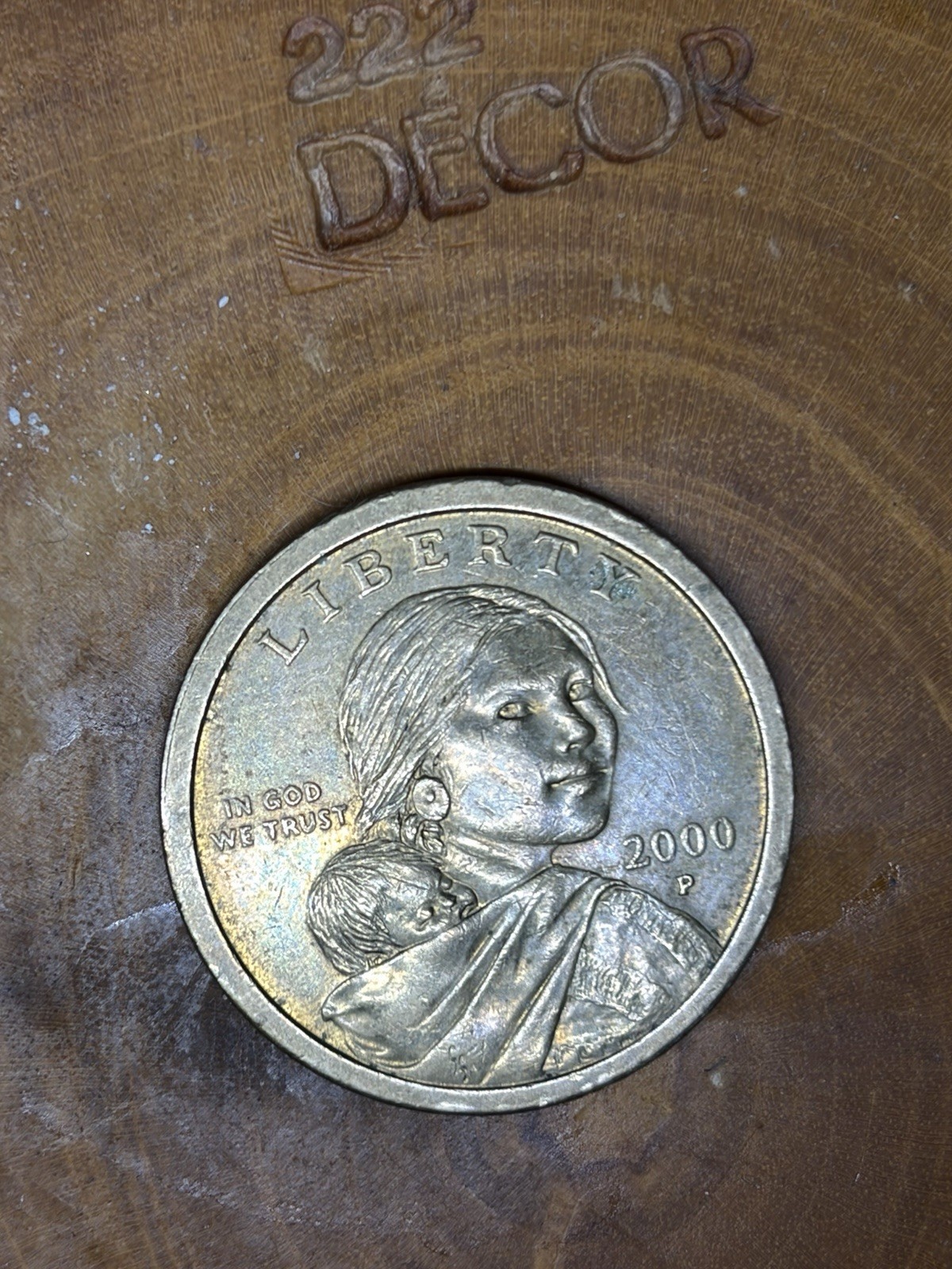 2000-P Sacagawea Dollar Wounded/Speared Eagle Variety Native American
