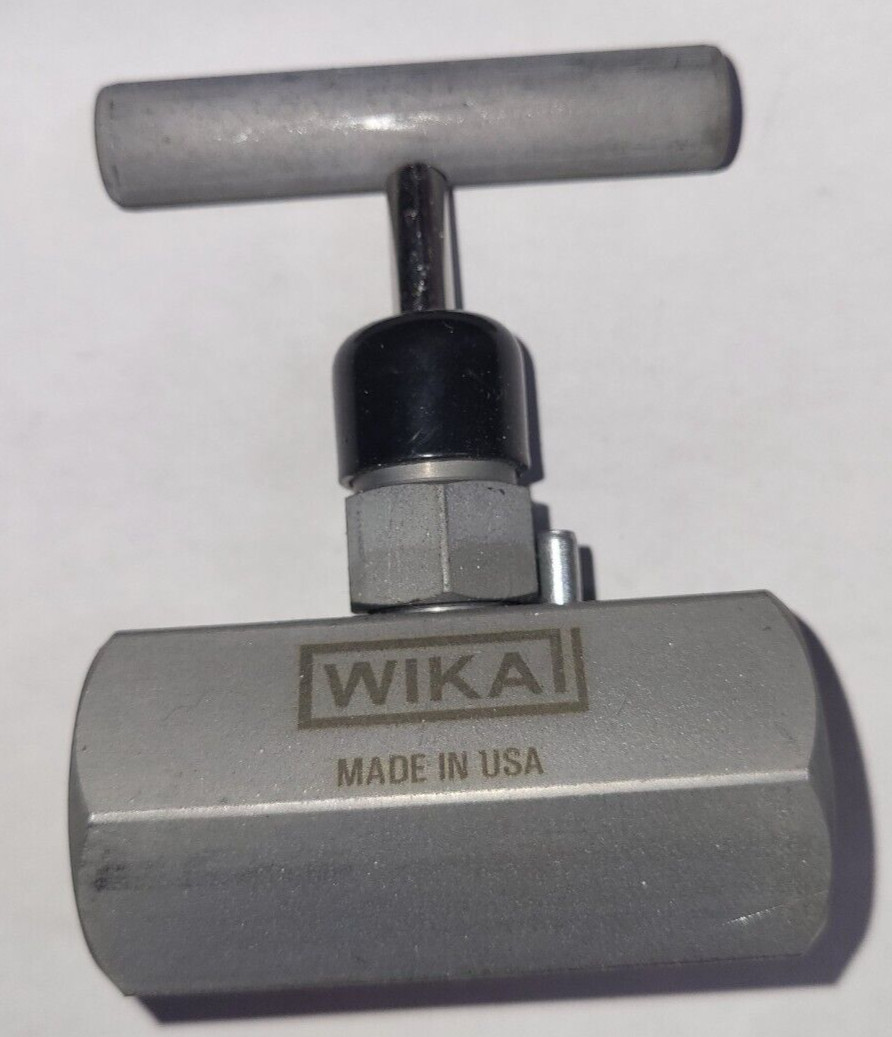 Wika 9698846 , 1/2" NPT Female x Female Hard Seat Needle Valve