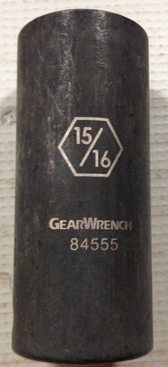 Gearwrench Deep Impact Sockets, SAE Sizes, 1/2"Dr, 6pt SINGLES
