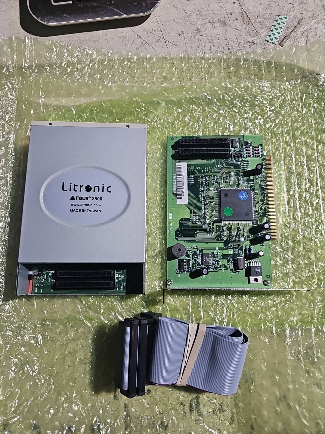 Litronic Argus2500 PCMCIA Card Reader with Controller Card 190N00025V402 #y26
