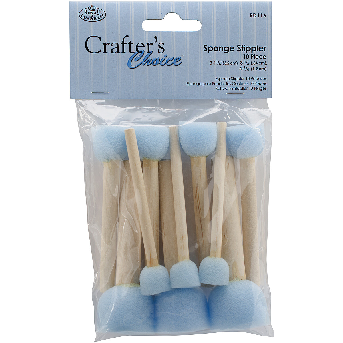 Royal & Langnickel Sponge Stippler Set 10/Pkg-