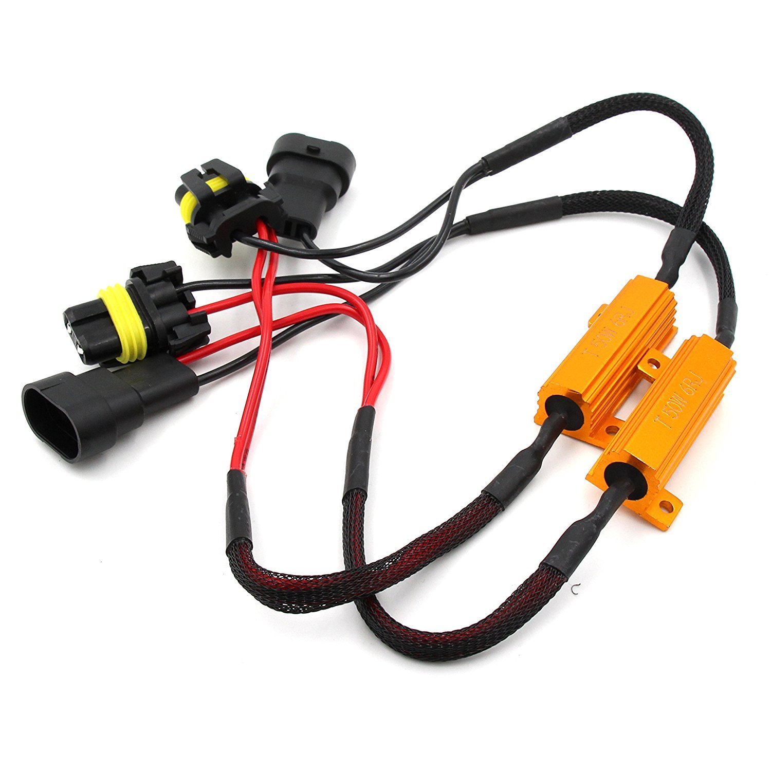 9006 9005 9012 LED Headlight Canbus Error Free Anti Flicker Resistor Canceller