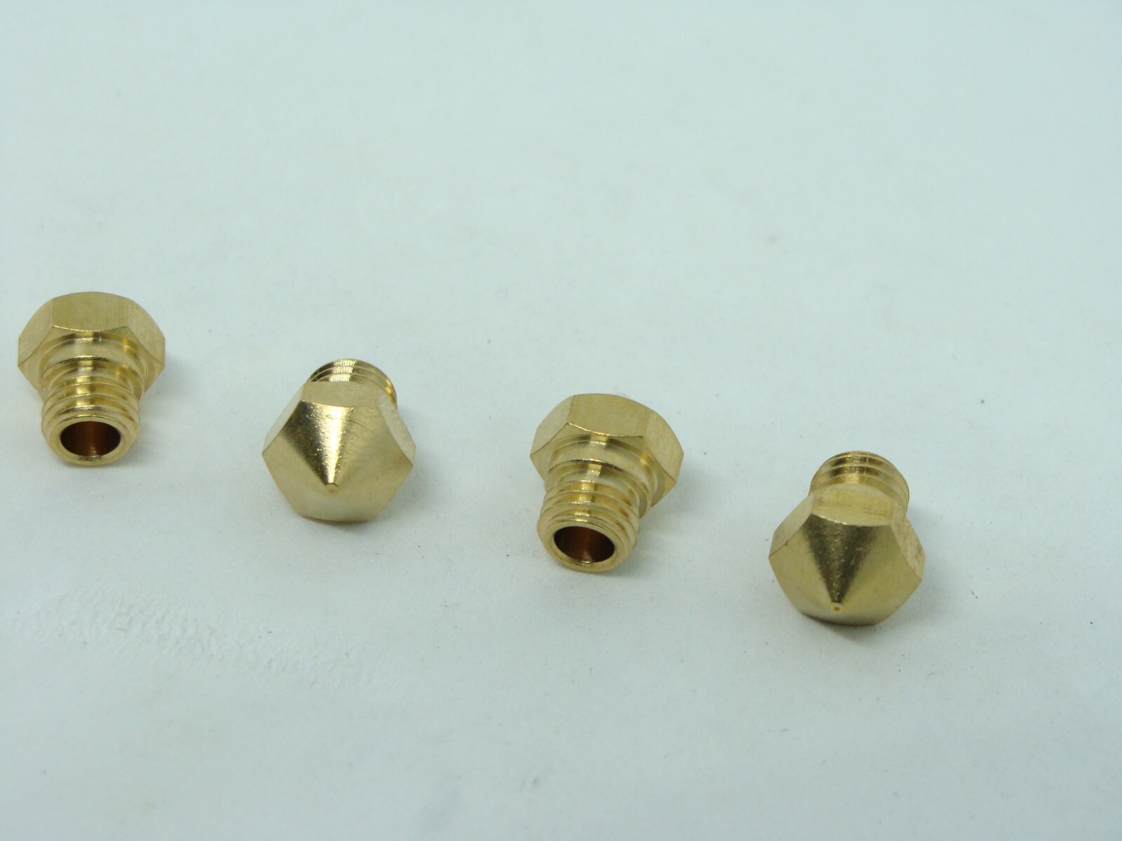 0.5mm - 5 Pcs Pack Lot MK10 Nozzle Solid Brass M7 Thread Extruder Hotend Hot End