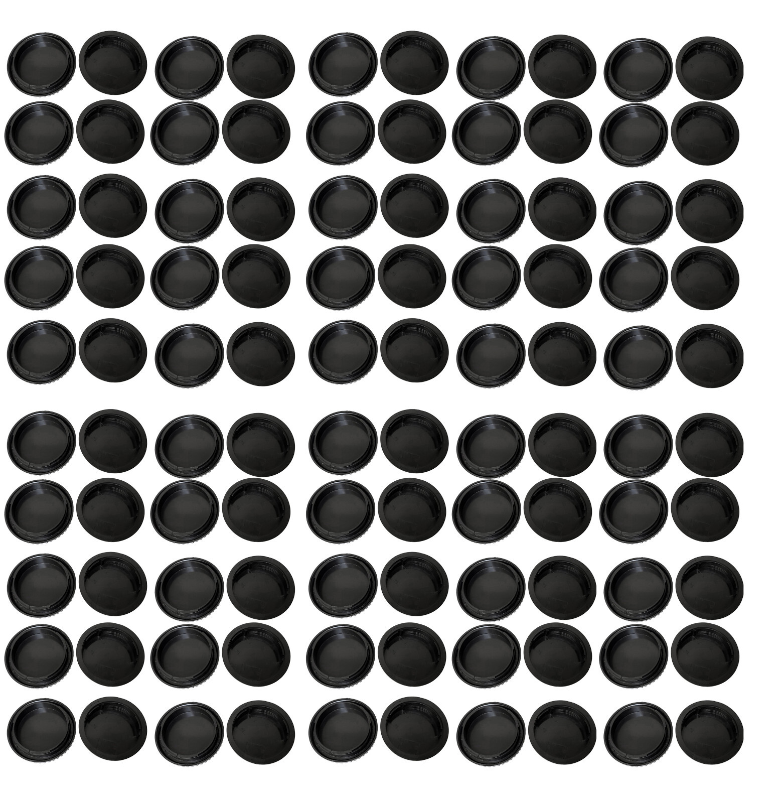 (50 pcs) Rear Lens Covers Camera Body Caps for Canon Rebel T100 T7i T7 T6i T6s