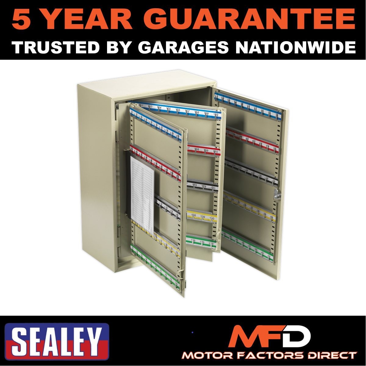 Sealey Key Cabinet 300 Key Capacity SKC300