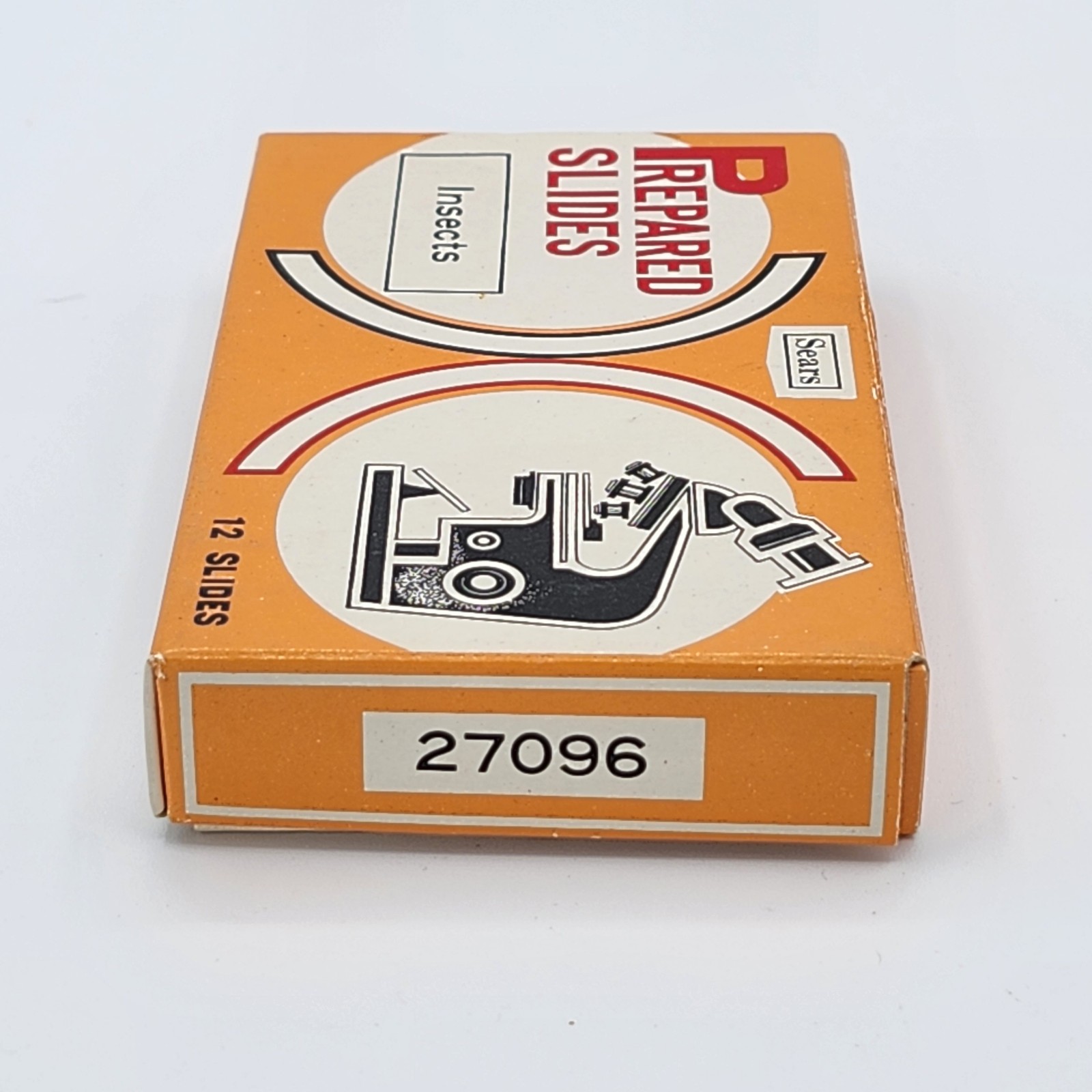 Vintage Sears Prepared Microscope Slides Insects