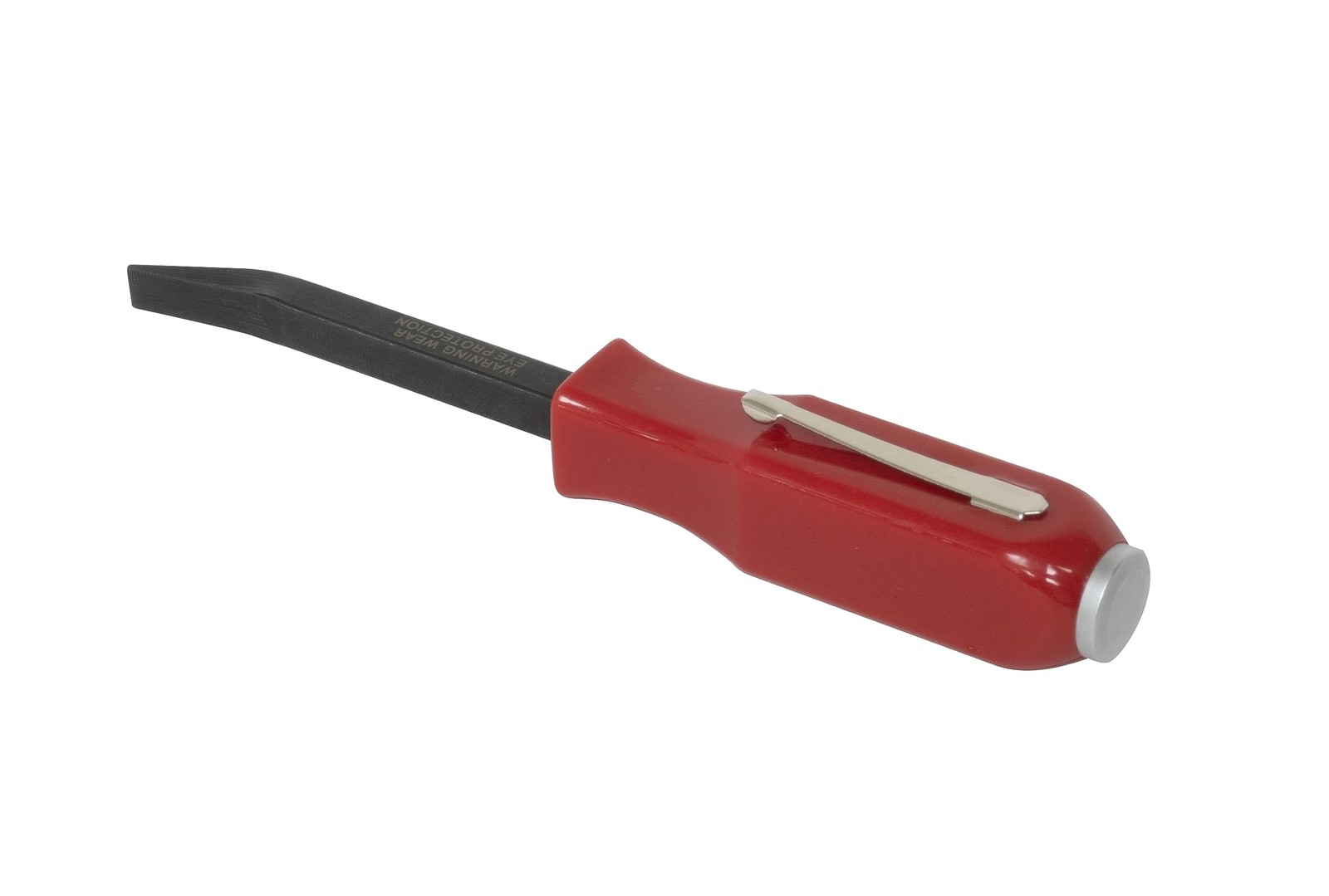 Lisle 35100 1/4" Pry Bar with Strike Cap 1/4", Red