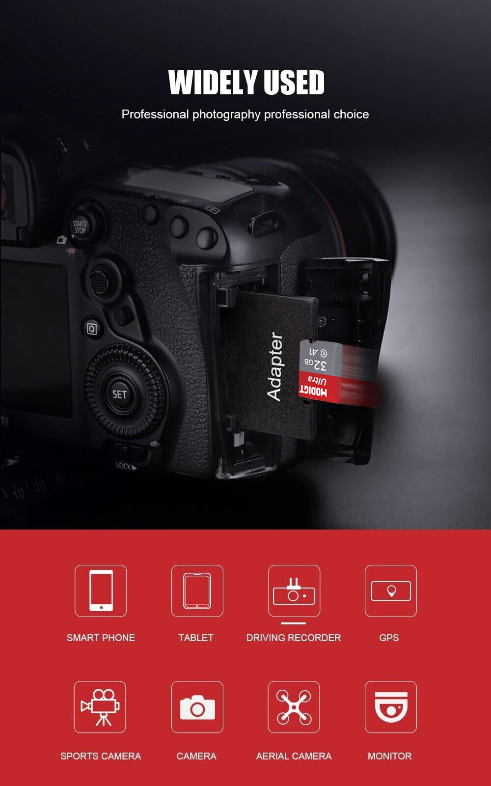 32GB-512GB Micro SD Card SDHC Memory Card TF Class 10 SD High Speed TF Cards