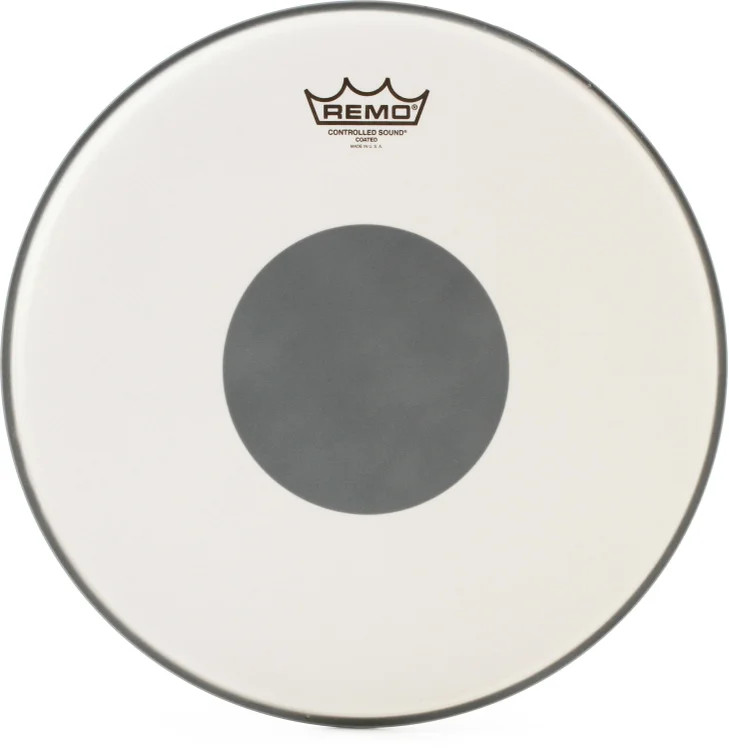 Remo Controlled Sound Coated Drumhead - 14" - with Black Dot