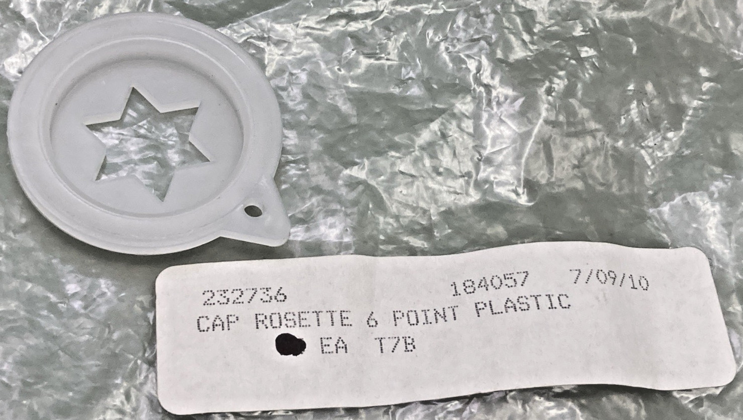 NEW REPLACES STOELTING 232736 ROSETTE CAP 6 POINT PLASTIC