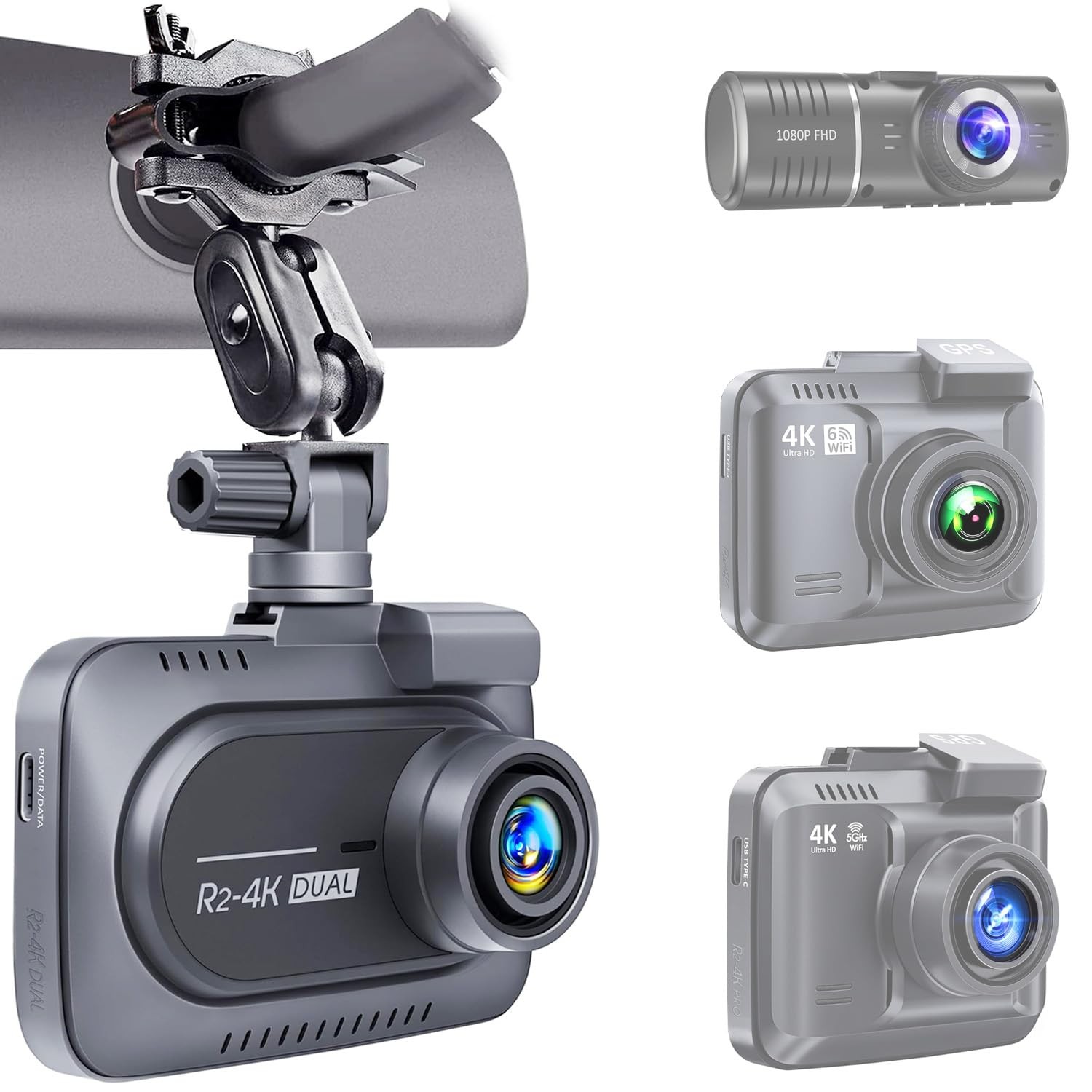 Dash Cam Mount for Rove R2-4K,R2-4K Pro, R2-4K Dual, Falcon F170,Z-Edge,Old Shar