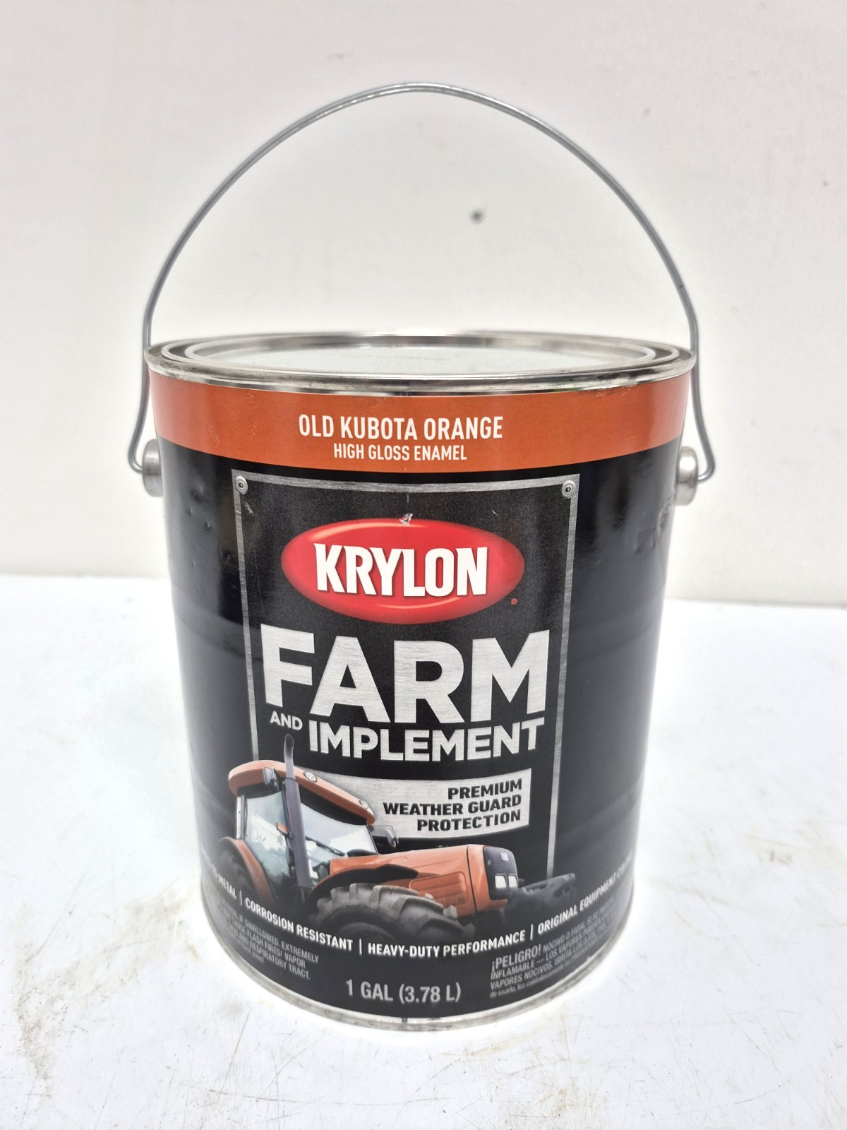 KRYLON K01978008  Farm Implement Paint OLD Kubota Orange High Gloss 1 Gallon
