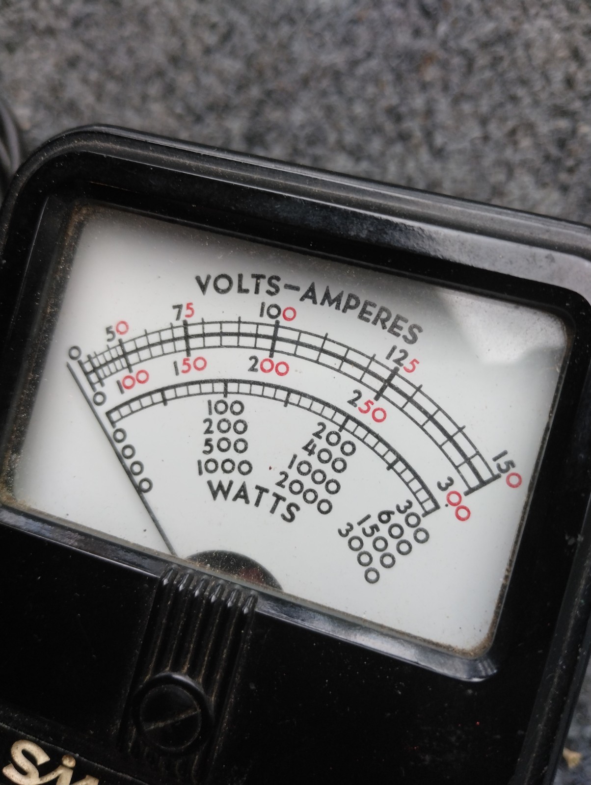 Very Nice Simpson Model 390 AC Volt Amp Wattmeter