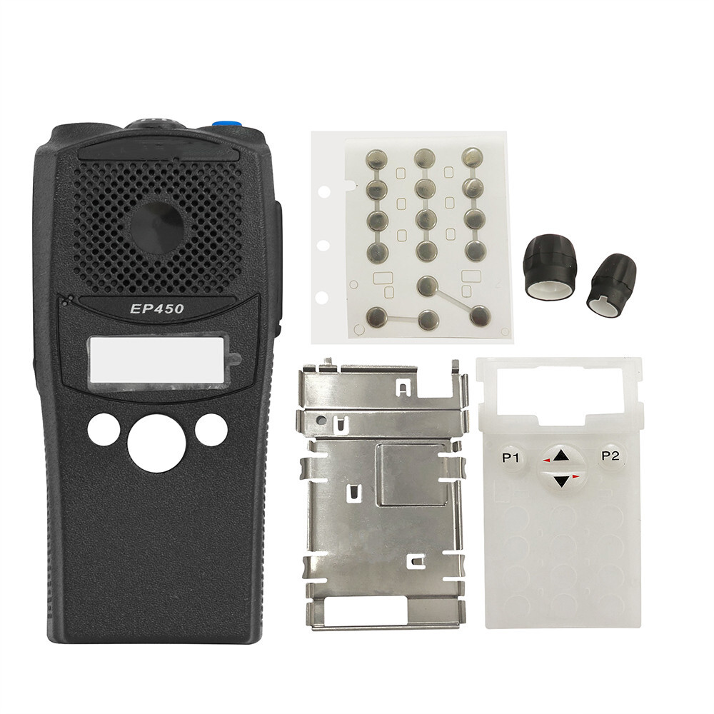 Limited-keypad Black Replacement Front  Housing Case For EP450 PR400 Radio