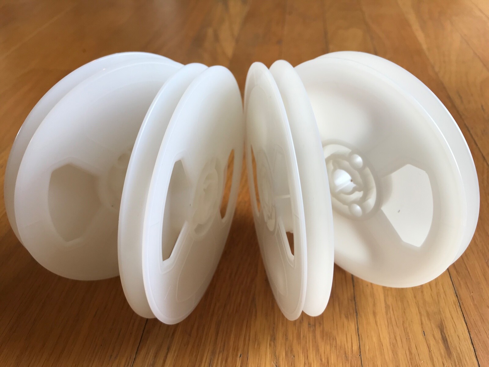 SUPER-8 200 ft. White Plastic Movie Film Reels - BRAND NEW 4-Reel Pack Super 8mm