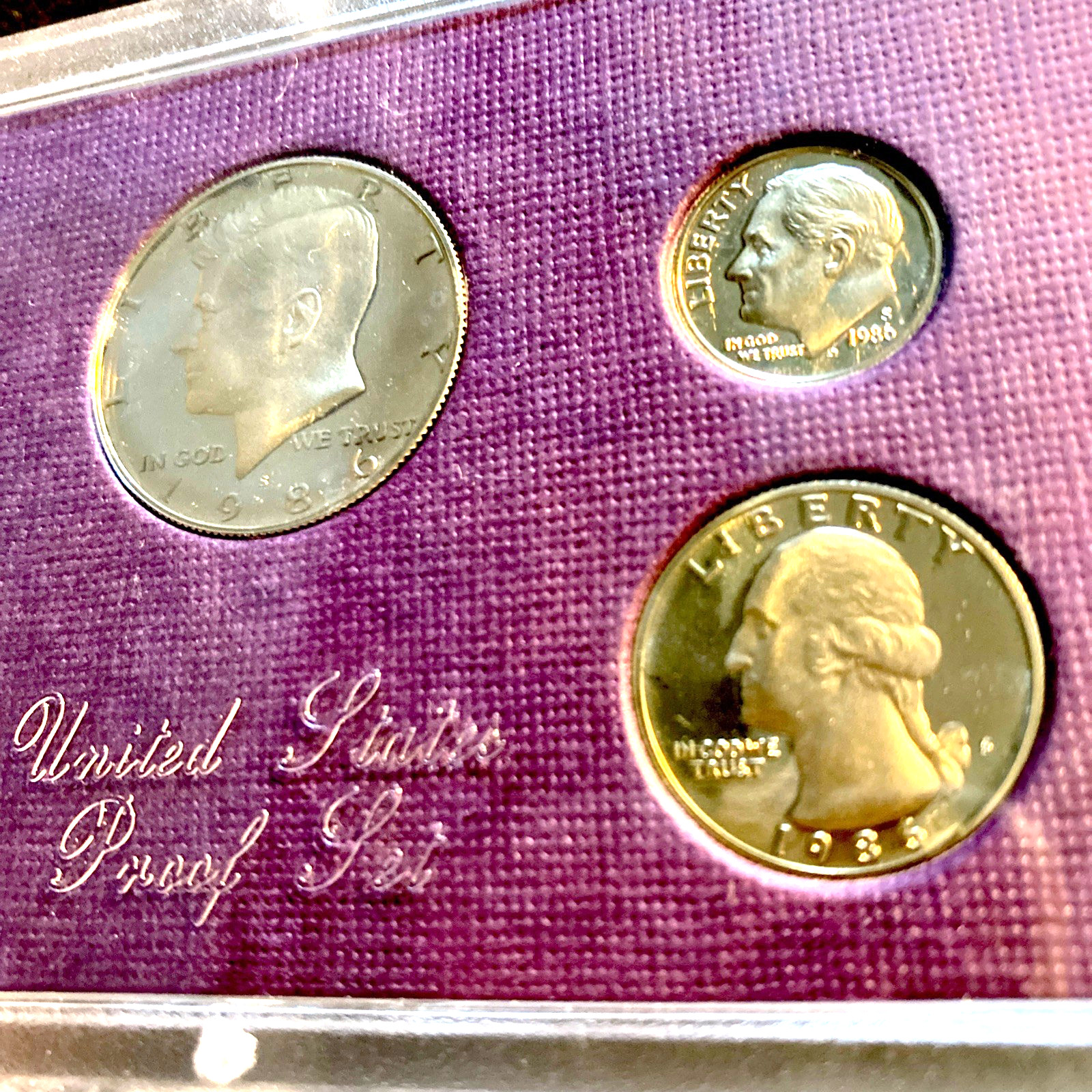1986 Coins Set PROOF UNITED STATES MINT