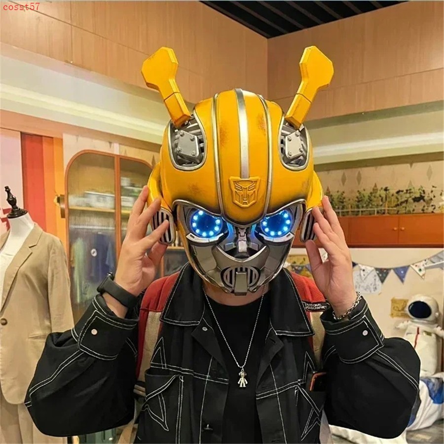 Killerbody Transformers Bumblebee Helmet Mask Deformable Voice Control Toy Gift