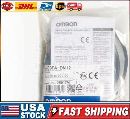 OMRON E3FA-DN12 Photoelectric Sensor E3FADN12 Fast Shipping New In Box