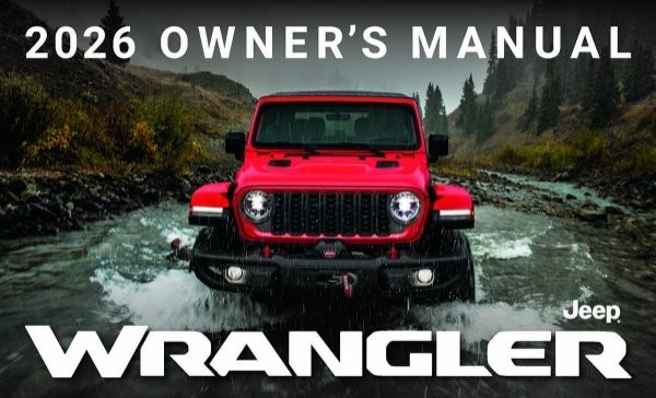 NEW PRINTED BOOK 2026 Jeep Wrangler Owner's User's Operator Manual Guide 21660