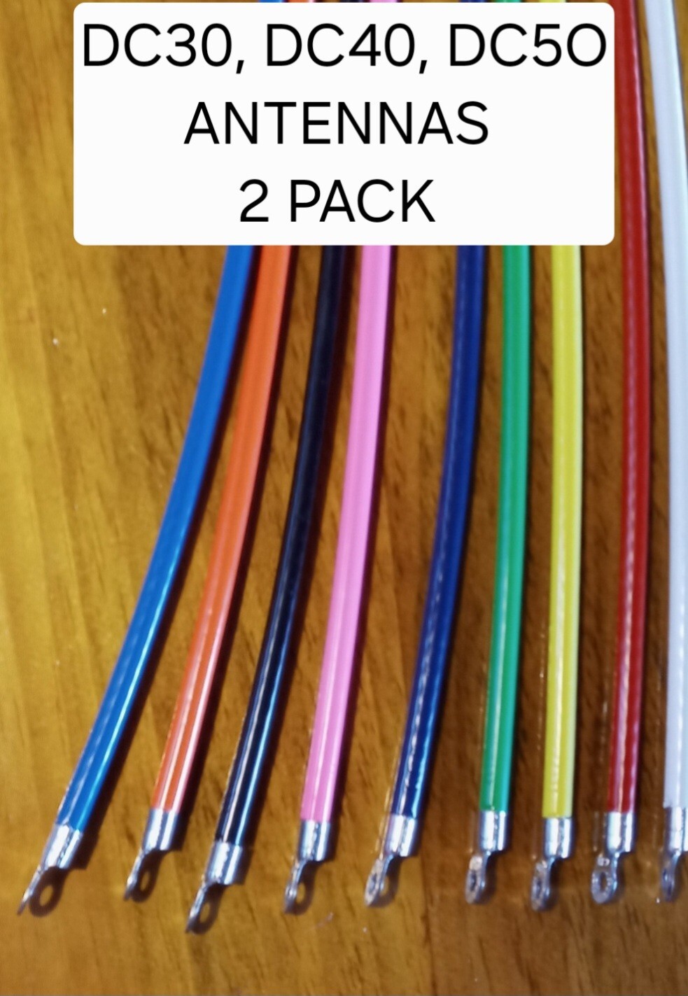 2 GARMIN REPLACEMENT LONG RANGE ANTENNAS FOR THE DC30, DC40 & DC5O GPS COLLARS