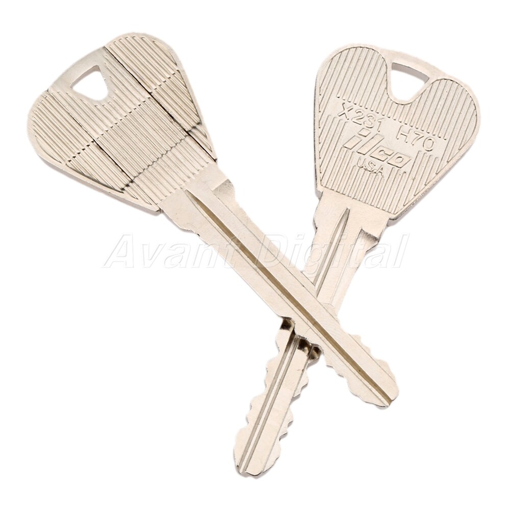 Gimmicked Keys Folding Key Thru Bottle or Ring Penetration Magic Trick Gift