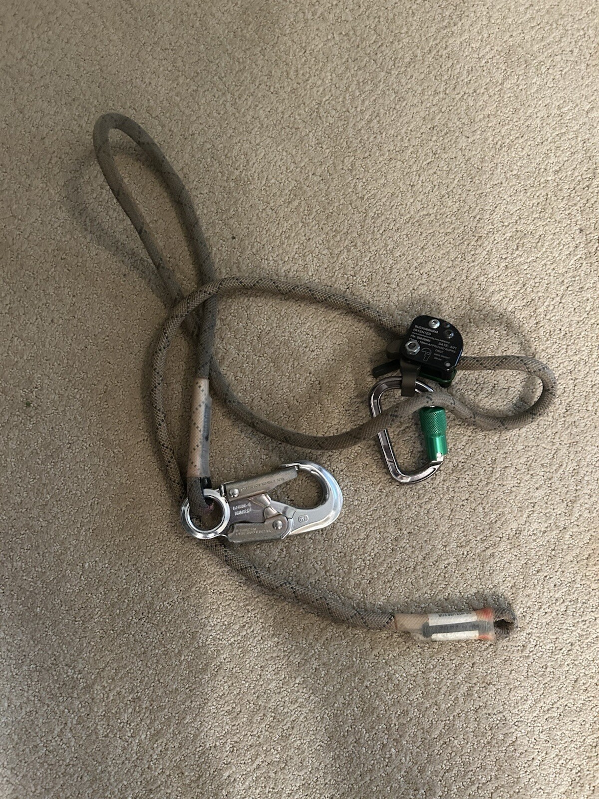 Matching Buckingham Climbing Gear With Tool Board And Bag Plus Tools