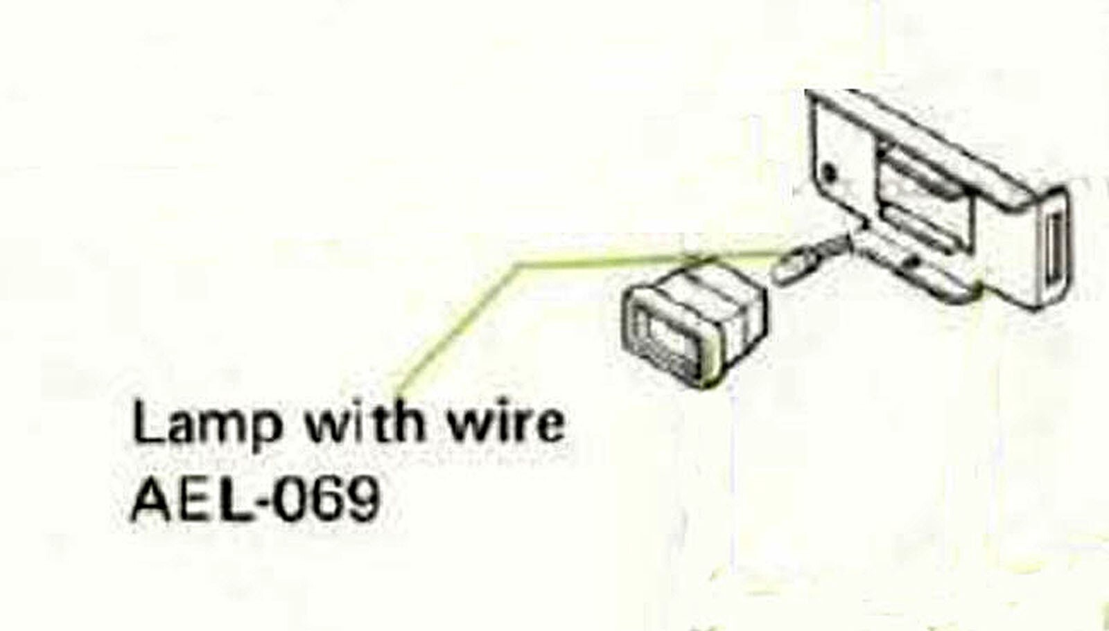 New One Replacement Wired Light Bulb 8v 50mA 4mm for Pioneer SX-650 Receivers